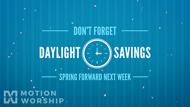 Daylight Savings Spring Forward