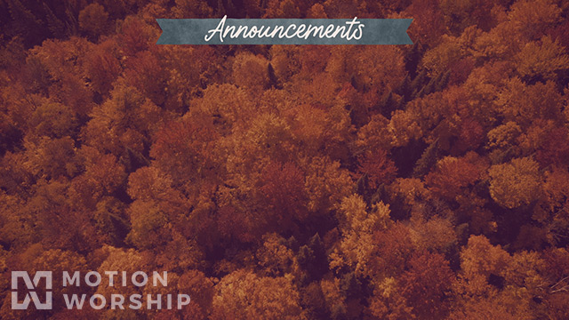 Epic Autumn Aerial Announcements