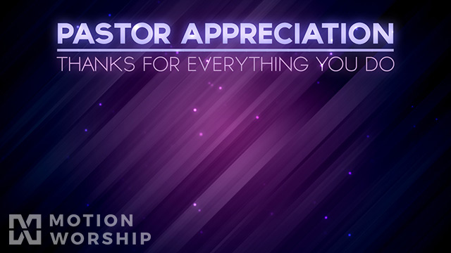 Pastor Appreciation Purple