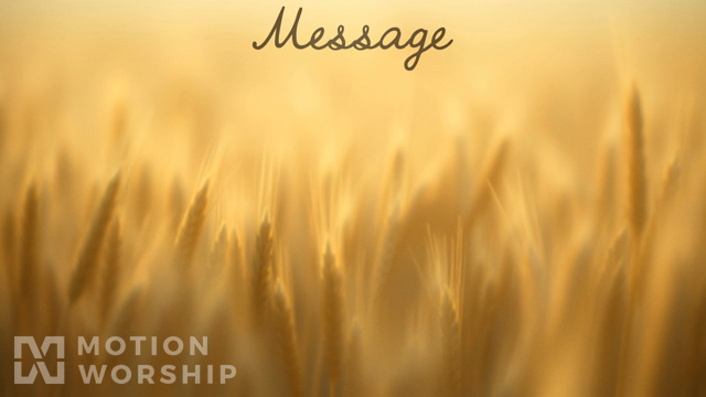 Pastoral Message