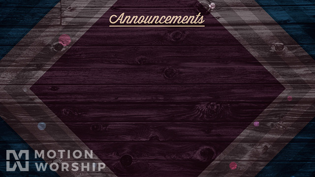 Rustic Wood Announcements