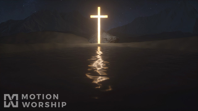 Desert Prayer Cross Reflection