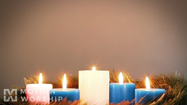 Advent Wreath Blue Week 5