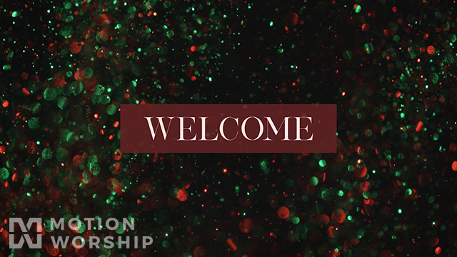 Christmas Glitter Welcome