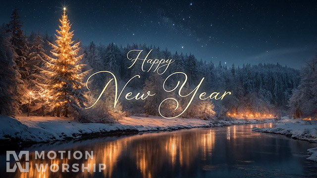 Christmas Glow Happy New Year