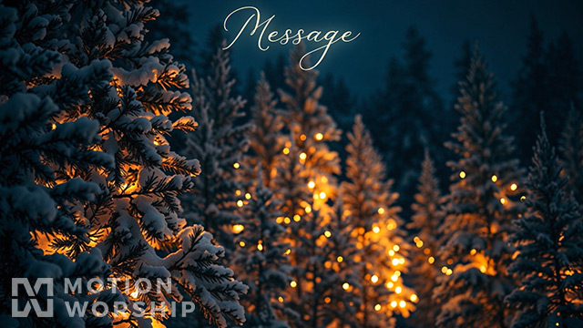 Christmas Glow Message