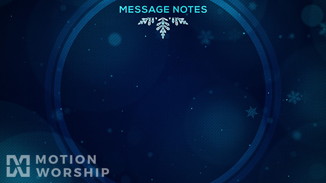 Christmas Glow Snowflakes Message Notes