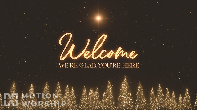 Christmas Gold Pines Welcome