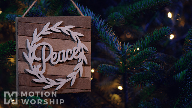 Christmas Pines Peace Ornament
