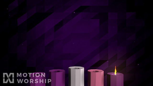 Digital Advent Candles Week 1