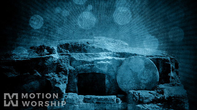 Empty Tomb Grunge Blue