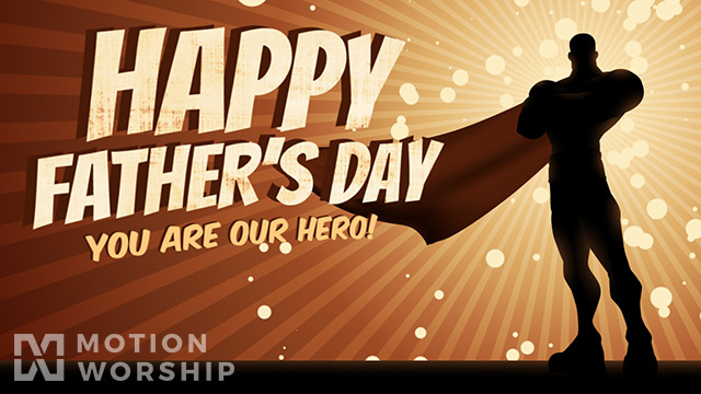 Happy Fathers Day Superhero