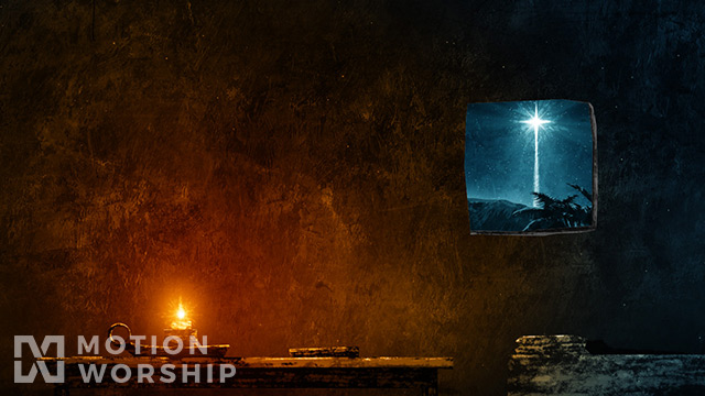 Holy Night Candle Window