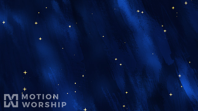 Paint Canvas Dark Blue Stars