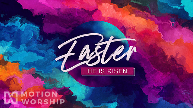 Paint Flow Easter Risen