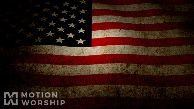 US Flag Grunge