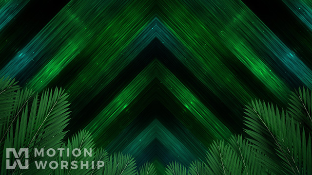 Vivid Fibers Palm Branches Dark