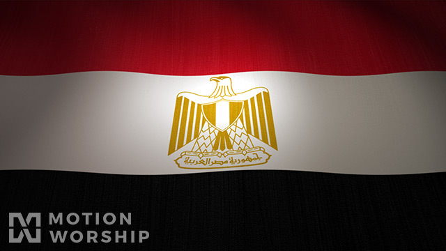 Egypt Flag Waving