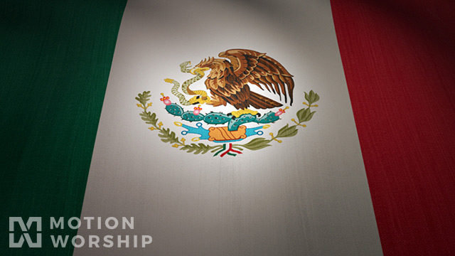 Mexico Flag Waving