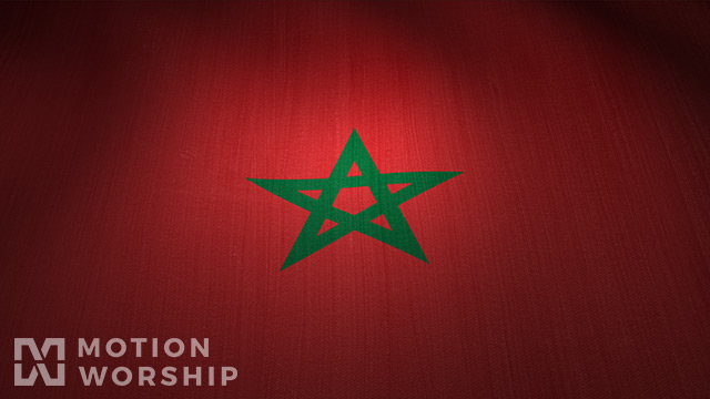 Morocco Flag Waving