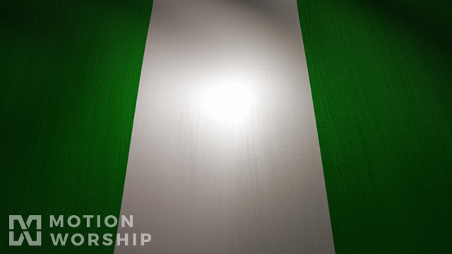 Nigeria Flag Waving