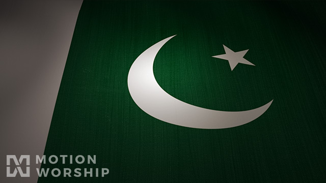 Pakistan Flag Waving