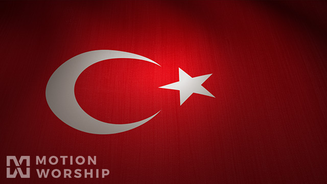 Turkey Flag Waving