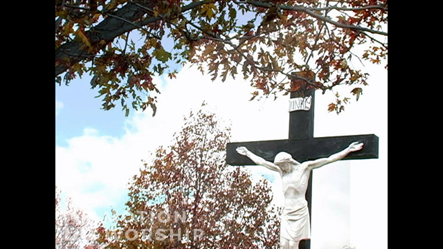 Fall Crucifix