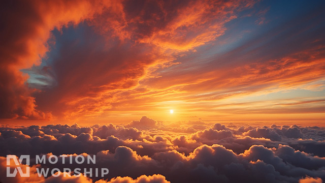 Celestial Sunset Horizon