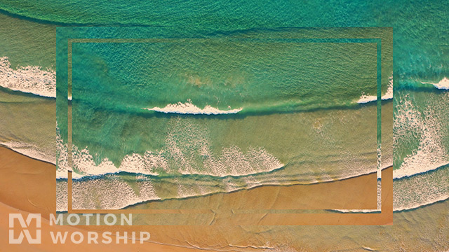 Epic Summer Aerial Top View Waves