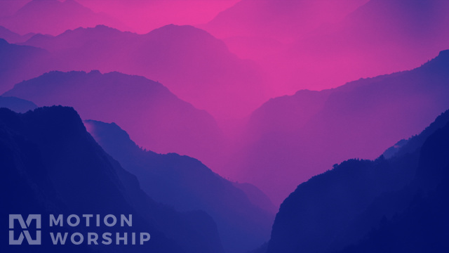 Mountain Haze Blue Pink
