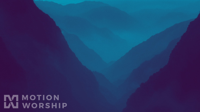 Mountain Haze Teal Purple