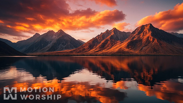 Mountain Lake Cinematic Pink