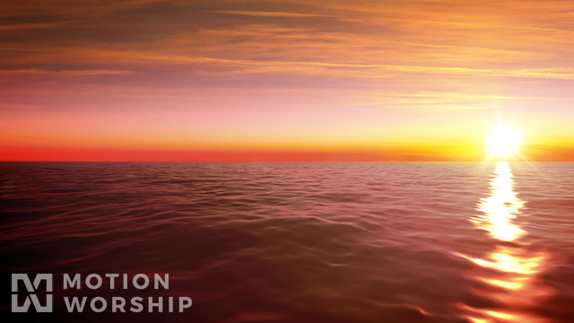 Ocean Horizon Sunset