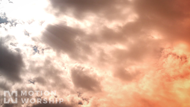 Orange Cloud Light Rays