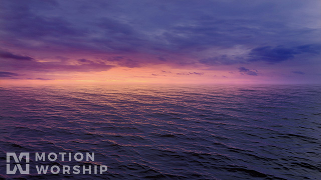 Seascape Purple Dusk