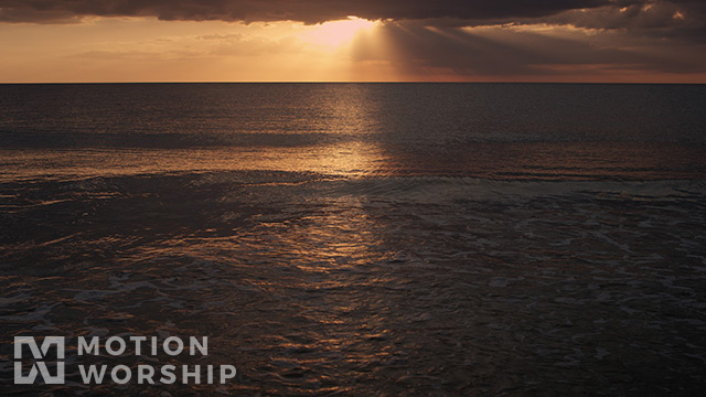 Sunset Surf Cloud Rays