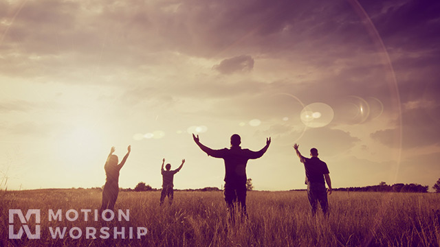 Worship Field Group Silhouettes