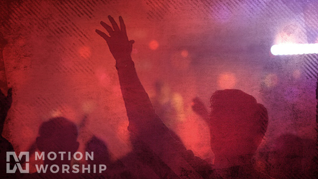 Worship Group Hands Red Filtered