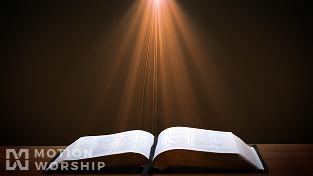 Open Bible Light Rays