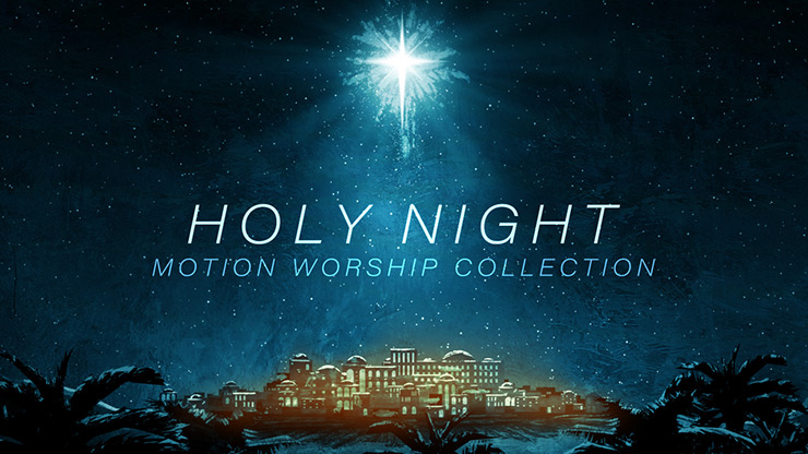 Church Banner - Bright Holy Night - O Holy Night