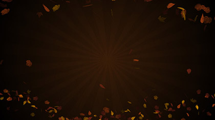 Autumn Abstract Sunburst