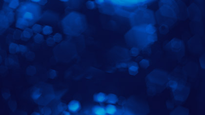 Bokeh Shapes Deep Blue Hexagons