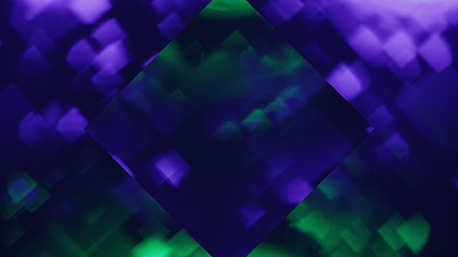 Bokeh Shapes Purple Green Diamonds Reflected