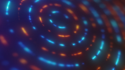 Concentric Teal Orange