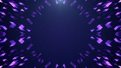 Crystal Patterns Deep Purple