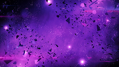 Galaxy Glass Purple Storm