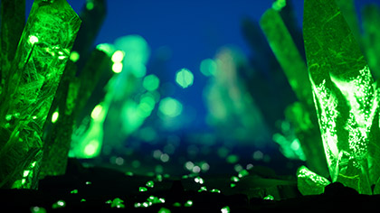 Glowstone Emerald Path