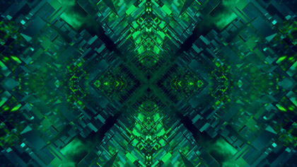 Kaleida Teal Green
