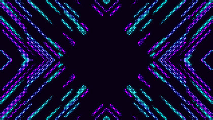 LED Wall Teal Purple Fast